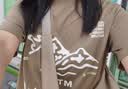 美特斯邦威短袖T恤女26夏新款潮流寬松落肩舒適戶外風印花休閑通勤t恤衫女 棕色 L 165 88A 曬單實拍圖