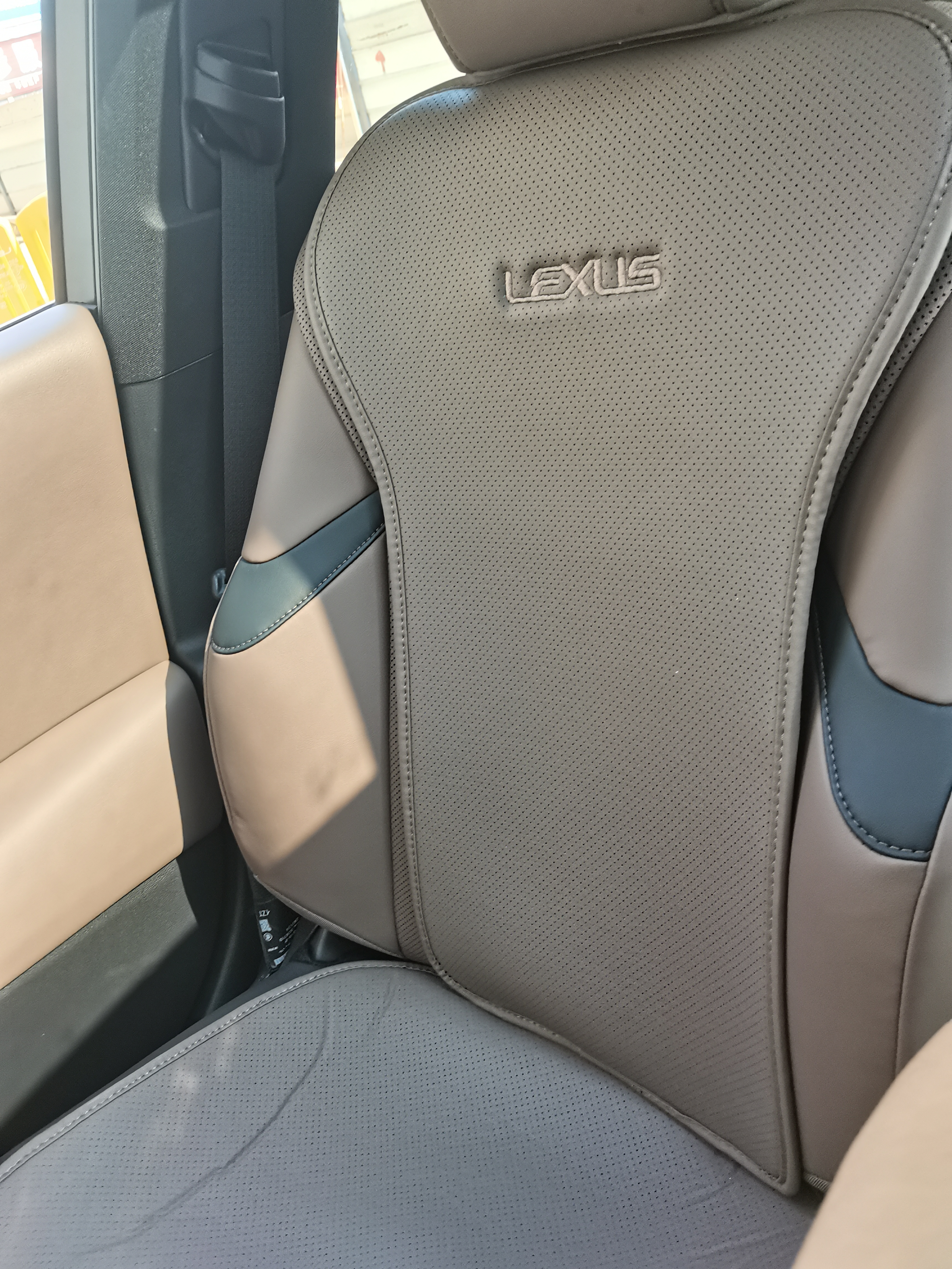 邦列（Bang Lie）適用雷克薩斯坐墊ES200/ES300h/NX四季通用RX300汽車用品專用座套 ES全車坐墊+靠背7件套/茶珀棕 雷克薩斯膚感皮座墊 曬單實拍圖