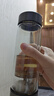 蘇泊爾（SUPOR）玻璃杯茶水分離水杯男士辦公泡茶杯雙層高硼硅高檔生日禮物杯子 霧隱灰400mL【雙倉分離+贈杯刷】 曬單實拍圖