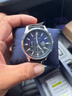 卡西歐（CASIO）商務休閑日韓手表男士太陽能鬧鐘防水鋼帶皮帶石英腕表送男友禮物 EFB-530L-2A漸變表盤+秒表防水 曬單實拍圖