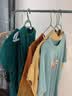 宜家（IKEA）BRUKSVARA布瓦拉曬衣架家用陽臺曬衣架晾衣服臥室衣架學生宿舍 藍色曬衣架 曬單實拍圖