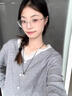芯奢相思豆耳釘一款兩戴耳環女時尚球耳扣耳夾無耳洞紀念日送女友禮物 紅色 曬單實拍圖