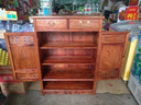 善心悅木 紅木家具 非洲花梨（學(xué)名：刺猬紫檀）實(shí)木鞋柜豪華三門(mén)四門(mén)鞋柜仿古實(shí)木鞋架置物柜 138cm四門(mén)鞋柜 曬單實(shí)拍圖