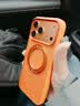飛利浦（PHILIPS）適用蘋果iPhone17 promax手機(jī)殼支架保護(hù)套按鍵全包6米防摔氣囊16pro膚感散熱15玻璃磁吸360旋轉(zhuǎn)殼 【暖陽鎏金】赤炎橙丨6米防摔 iPhone 17 Pro  曬單實(shí)拍圖