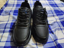 戈耐（GENAI）商務(wù)休閑鞋男生運動(dòng)皮鞋男士真皮透氣內增高板鞋青年潮爸爸鞋子男 黑色 真牛皮 時(shí)尚潮流 四季款 39 碼 (245mm) 曬單實(shí)拍圖