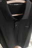 GXG男裝醋酸涼感刺繡polo衫男商務(wù)休閑 黑色 180/XL 曬單實(shí)拍圖