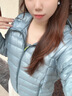 波司登（BOSIDENG）26秋新款90鵝絨戶外輕量排骨條羽絨服女款合體連帽外套B260131334 【店長推薦】天穹藍5C03 S 160/84A 體重約100-110斤 曬單實拍圖