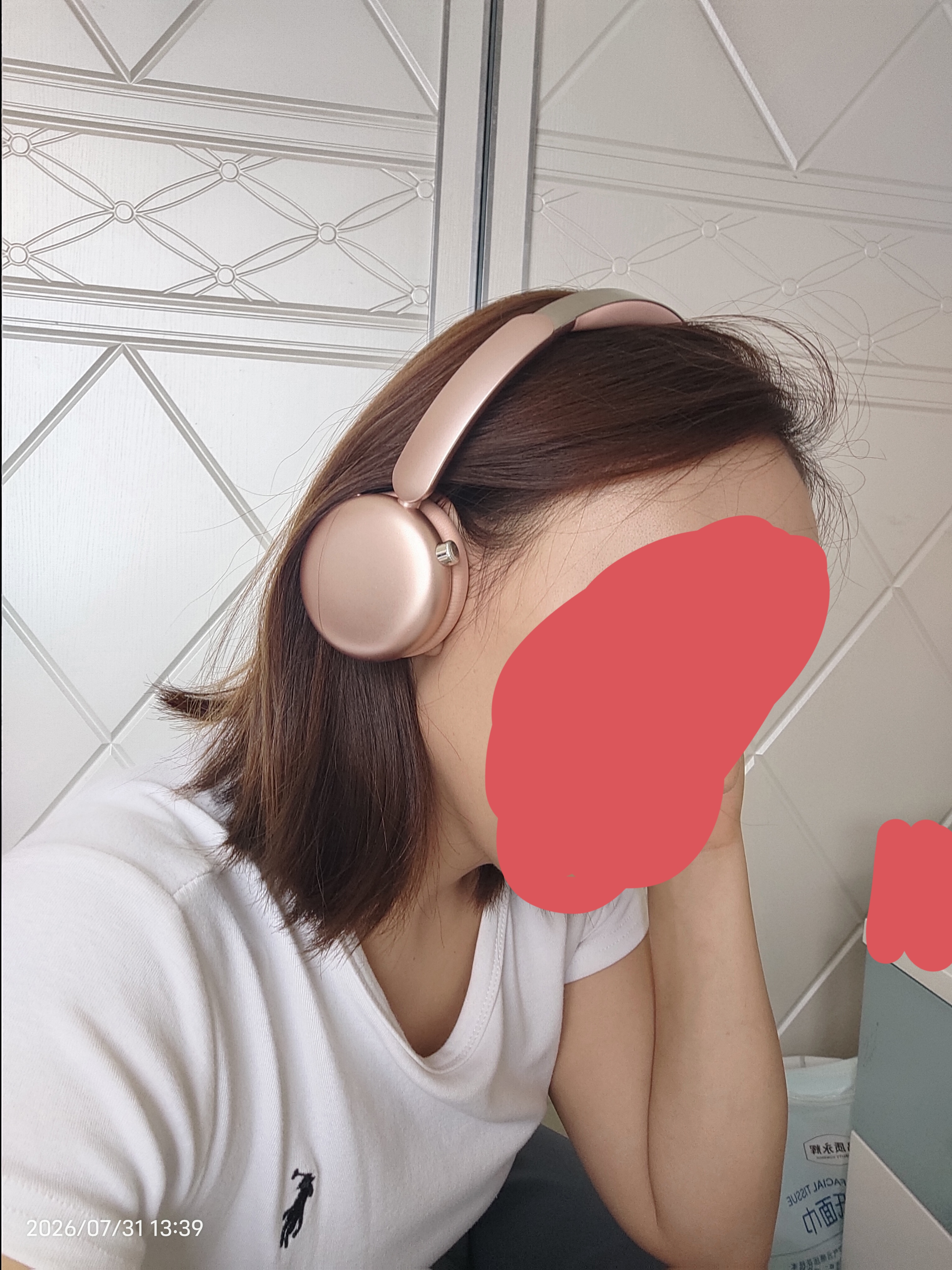 FINGERTIMEMinigo小果 主動降噪耳機頭戴式無線藍牙音樂電影APP智聯高顏值治愈系小巧輕盈穿搭拍照適配蘋果 活潑橙丨小巧輕盈丨降噪隨行 曬單實拍圖