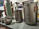 金灶（KAMJOVE）純鈦旅行茶具套裝 便攜泡茶杯戶外茶具茶水分離泡茶器防燙快客杯 T-33F 一壺5杯 曬單實拍圖