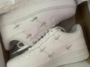 耐克（NIKE）空軍一號女鞋小銀勾運動鞋夏新款四勾NIKE AIR FORCE 1休閑鞋 CT1990-100 白色/皇家藍/黑/輕盈緩震 37.5 曬單實拍圖