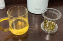 雅集茶具耐熱玻璃過濾加厚茶杯玻璃水杯錘紋玻璃杯茶水分離杯泡茶杯子 曬單實拍圖