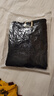 羅蒙（ROMON）高檔半身裙女包臀裙新款高腰顯瘦中長款直筒加厚開叉一步裙長裙 黑色【冬款加厚】 加絨 2XL 曬單實拍圖