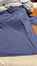 迪桑特（DESCENTE）TRAINING系列抗菌吸濕速干HEXA短袖T恤新品 DB-深藍(lán)色 L (175/96A) 曬單實(shí)拍圖