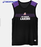 迪卡儂NBA籃球緊身衣服男夏訓練IVJ2湖人緊身背心黑色S-4485798 曬單實拍圖