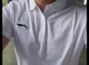李寧翻領(lǐng)polo衫男士短袖衣服春夏新款夏季純棉休閑透氣半袖t恤男T 曬單實(shí)拍圖