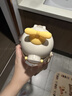 英氏（YEEHOO）兒童水杯PPSU吸管杯幼兒園1歲+背帶水杯大容量夏天牛奶杯500ml 曬單實拍圖