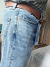 Levi's李維斯冰酷系列牛仔褲男涼感防曬美式復(fù)古502錐型牛仔褲夏薄款 藍(lán)色 34 (32) 曬單實(shí)拍圖