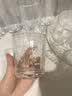 青蘋果耐熱玻璃水杯咖啡杯220ml6只 家用冰川錘紋茶杯洋酒杯啤酒杯 曬單實拍圖