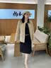 波司登26年秋女款老錢風薄款抗皺襯衫領內收腰羽絨服外套B260134136  曬單實拍圖