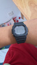 卡西歐（CASIO）小方塊手表 小紅圈6局電波太陽能防震運動男生電子腕表 七夕禮物 GW-M5610U-1BDR（原點） 曬單實拍圖