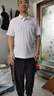 斯凱奇（Skechers）七夕情人節禮物polo衫男士防紫外線短袖涼感通勤休閑t恤P226M114 曬單實拍圖