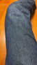 MUJI 女式 漢麻混牛仔直筒褲女款褲子休閑褲女裝長褲26年夏季BE21AA6S 藏青色 S (155/62A) 曬單實拍圖