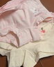 貝肽斯胎脂皮兒童內褲透氣女童四角打底褲女寶寶內褲純棉低敏抗菌4條裝 曬單實拍圖