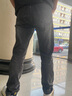 增致牛仔（ZENGZHI）男裝新品九分褲中腰小腳彈力時(shí)尚韓版顯瘦牛仔褲 1Q2061黑灰色 31 曬單實(shí)拍圖