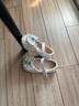 百麗童鞋女童皮鞋公主鞋小女孩水晶鞋春秋單鞋表演鞋 銀色25碼 曬單實(shí)拍圖