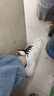 鴻星爾克板鞋夏季新款透氣男鞋小白鞋休閑鞋厚底增高滑板鞋百搭運(yùn)動(dòng)鞋子男 微晶白 40 曬單實(shí)拍圖