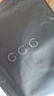 GGG COMPLEX·G哥男裝/三條路 超聲波工藝夏季口袋圓領商務純色短袖TEE半袖 黑色 M 曬單實拍圖