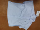 HAZZYS【純棉】哈吉斯女裝 26新款夏季女襯衣落肩短袖襯衫女 藍色BL S (155/80A 36) 曬單實拍圖
