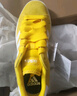 adidas「T頭鞋」BARREDA休閑板鞋德訓鞋男女阿迪達斯官方輕運動   灰色/黑色/樹脂黃   41 曬單實拍圖
