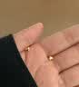 周大福愛心形狀足金黃金耳釘女EOF2431生日禮物七夕情人節(jié)禮物 約0.9g計(jì)價(jià)(工費(fèi)180) 曬單實(shí)拍圖