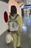 蕉下（beneunder）休閑褲夏季戶外運動女顯瘦薄款速干錐形戶外褲DS246 幽霧綠 M 曬單實拍圖