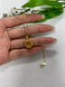 中國黃金（CHINA GOLD）黃金項(xiàng)鏈足金999浪漫捕夢網(wǎng)碎冰冰星星吊墜情人節(jié)生日禮物送女友 足金吊墜約1.45-1.5g+S925銀鏈+玫瑰禮盒 曬單實(shí)拍圖