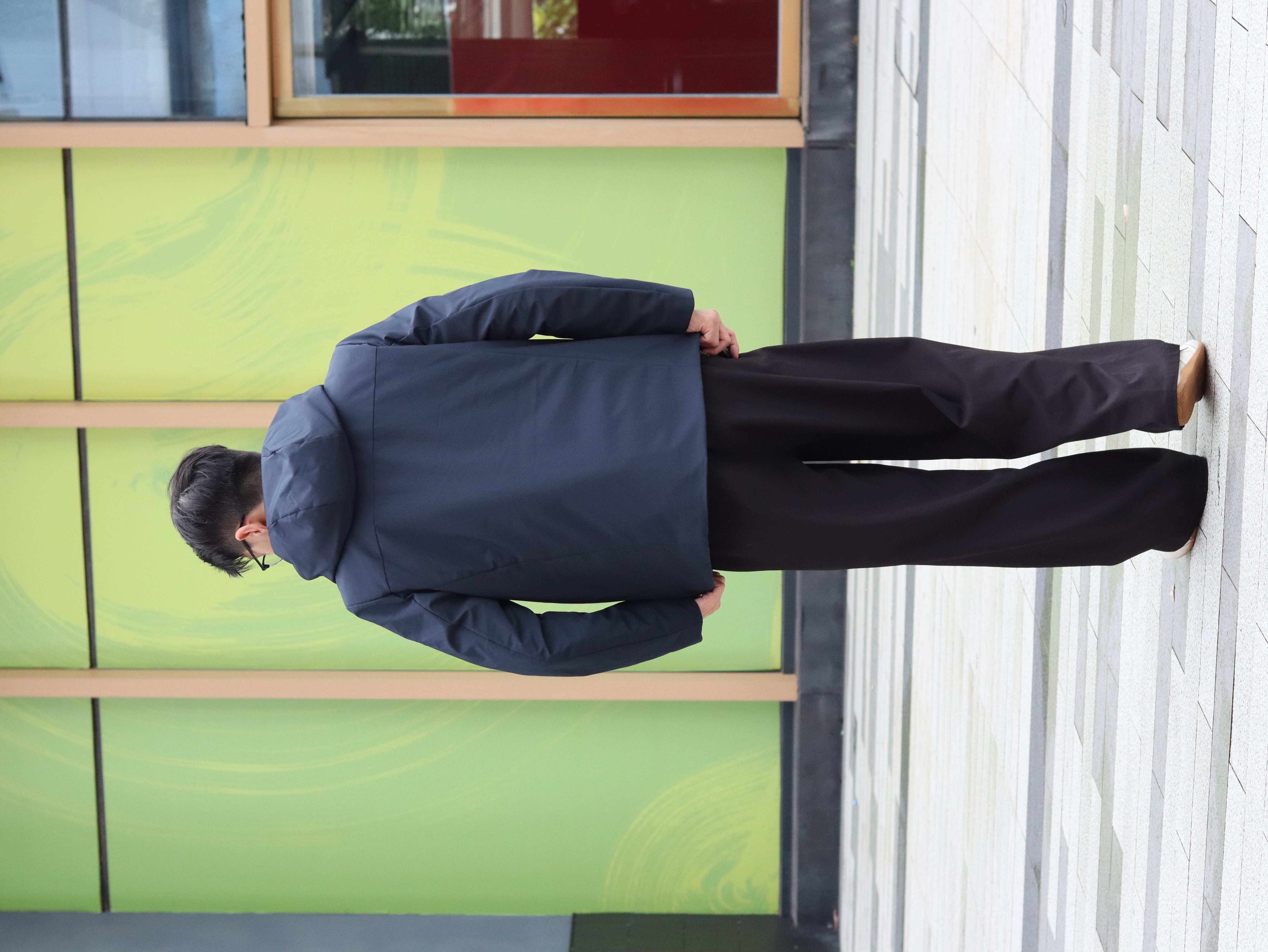 波司登（BOSIDENG）26秋新款90鵝絨羽絨服內膽可拆男經典商務連帽保暖外套B260134125 【店長推薦】波塞藍5C78 L 180/100A 體重約140-155斤 曬單實拍圖