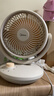 美的（Midea）桌面臺式小風扇電風扇空氣循環扇臺扇 辦公室宿舍小型迷你排氣扇空調扇 宿舍臥室床上用低噪節能 3檔循環扇丨循環靜風 曬單實拍圖