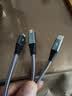 塔菲克（TAFIQ）100W三合一充電線66W快充數據線6A一拖三Type-C適用iPhone蘋果安卓華為小米手機車載編織線2米灰 曬單實拍圖