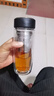 慕馨（moosen）玻璃杯茶杯男士泡茶專用防爆雙層茶水分離水杯商務(wù)辦公 曬單實拍圖