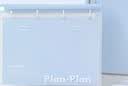 PLANWITH軟背活頁本A4筆記本本子記事本高顏值錯題本可拆卸四葉草 藍色A4-blue 曬單實拍圖