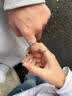 老鳳祥新款貓狗純銀情侶戒指一對男女對戒子生日七夕情人節禮物送女友 曬單實拍圖