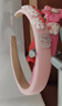 奇美拉（CHIMERA）兔耳發箍2件女童布藝不勒頭寬邊劉海束碎發防滑頭箍女七夕節禮物 曬單實拍圖