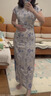 三吉黑花【顏如玉】新中式人絲寶相花旗袍女高端2026新款連衣長裙 瓷白-第二批 M 曬單實拍圖