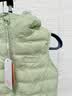 雪中飛兒童連帽羽絨服馬甲秋冬男女童輕薄羽絨無袖背心外套 淡青綠 140 曬單實拍圖