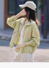 她享戶外風(fēng)休閑外套女春夏薄款外搭開衫寬松休閑女士上衣 T62D249 曬單實拍圖