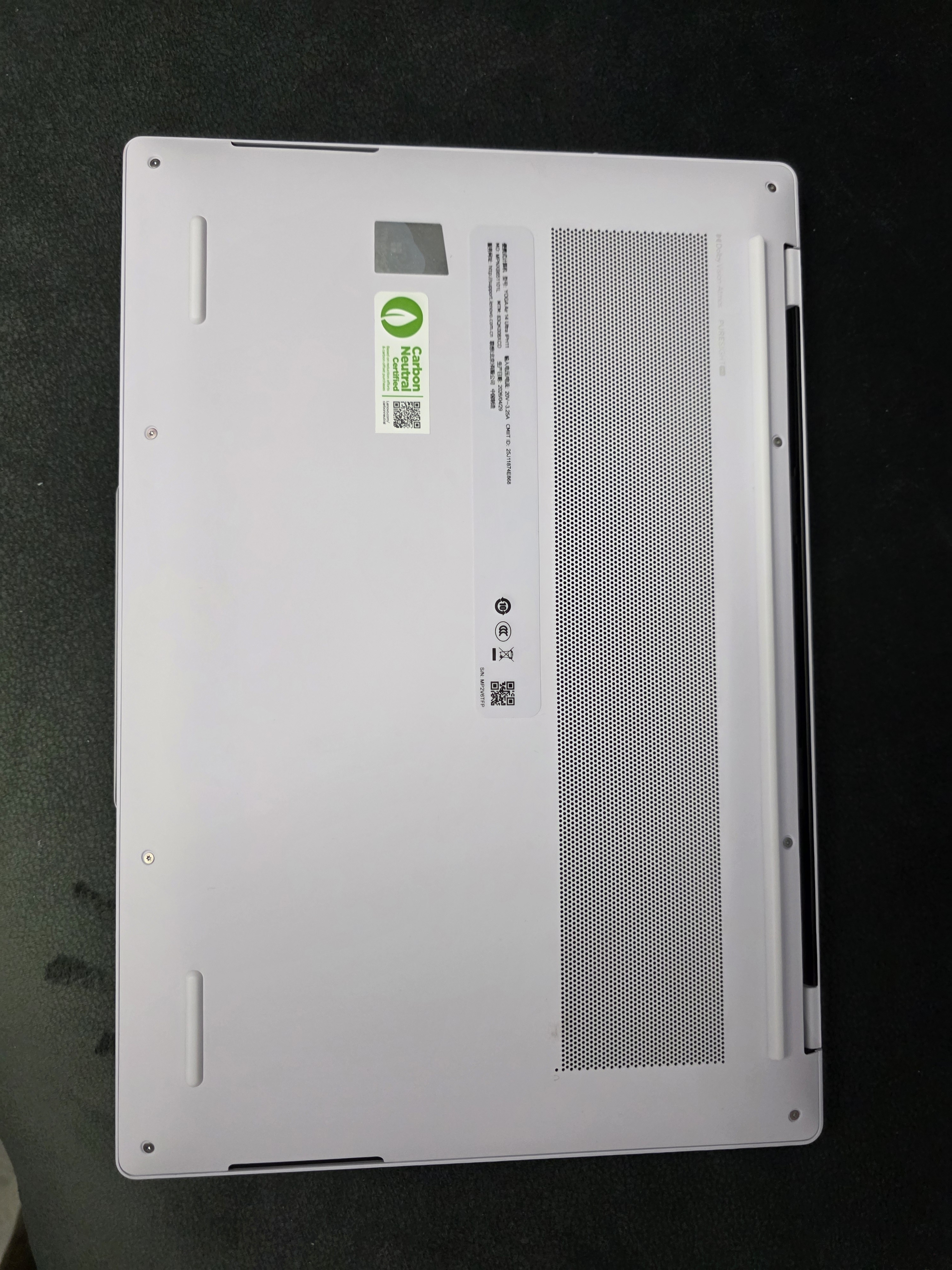 聯想YOGA Air 14 Ultra Aura  輕薄筆記本電腦（Ultra5-338H 32G 1T 2.8k OLED）娛樂學習辦公 國補 曬單實拍圖