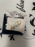 韓國(guó)東大門(mén)輕奢簡(jiǎn)約高檔咖啡金大珍珠耳環(huán)女氣質(zhì)百搭高級(jí)感耳扣 曬單實(shí)拍圖