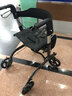 佑步助行車(chē)助行器老人手推車(chē)購(gòu)物車(chē)鋁合金殘疾人便攜座助步器買(mǎi)菜車(chē) 魅影藍(lán)B款 曬單實(shí)拍圖