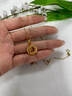 中國黃金（CHINA GOLD）黃金項(xiàng)鏈足金999浪漫捕夢網(wǎng)碎冰冰星星吊墜情人節(jié)生日禮物送女友 足金吊墜約1.45-1.5g+S925銀鏈+玫瑰禮盒 曬單實(shí)拍圖